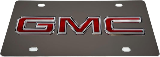 Eurosport Daytona- Compatible with -, GMC Badge -Stainless Steel License Plate