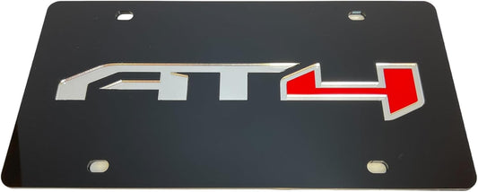 Eurosport Daytona- Compatible/Replacement for -, GMC AT4 Lazer-Tag, Acrylic License Plate