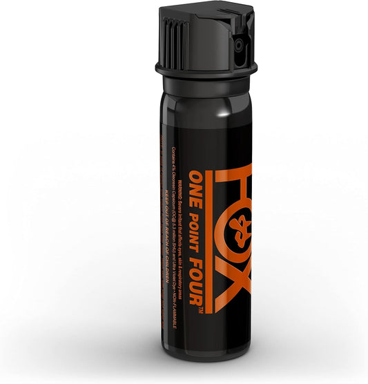 Fox Labs, One Point Four, 4% OC Pepper Spray- Flip Top Stream (4 oz) 44FTS