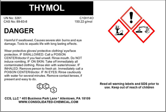 Thymol Crystals High Purity Aroma Compound (500 Grams)