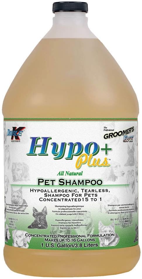 Double K Industries Groomers Edge Hypo+ Allergenic Shampoo Gallon