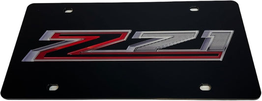 Eurosport Daytona- Compatible/Replacement for 2019- Current, Chevrolet Z71 Lazer-Tag, Acrylic License Plate