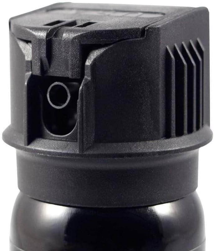 ACK, LLC Fox Labs 1.5 Ounce 2% OC 5.3-mm Flip Top Stream Pepper Spray, Black