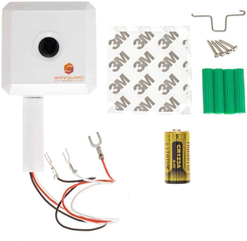Safeguard Supply Doorbell Extender EX1000S- Doorbell Extender To Use With Existing Wired Doorbell - Convert Your Wired Doorbell into a Wireless Door Bell - 1000' 95dB Doorbell Extender Wireless Kit