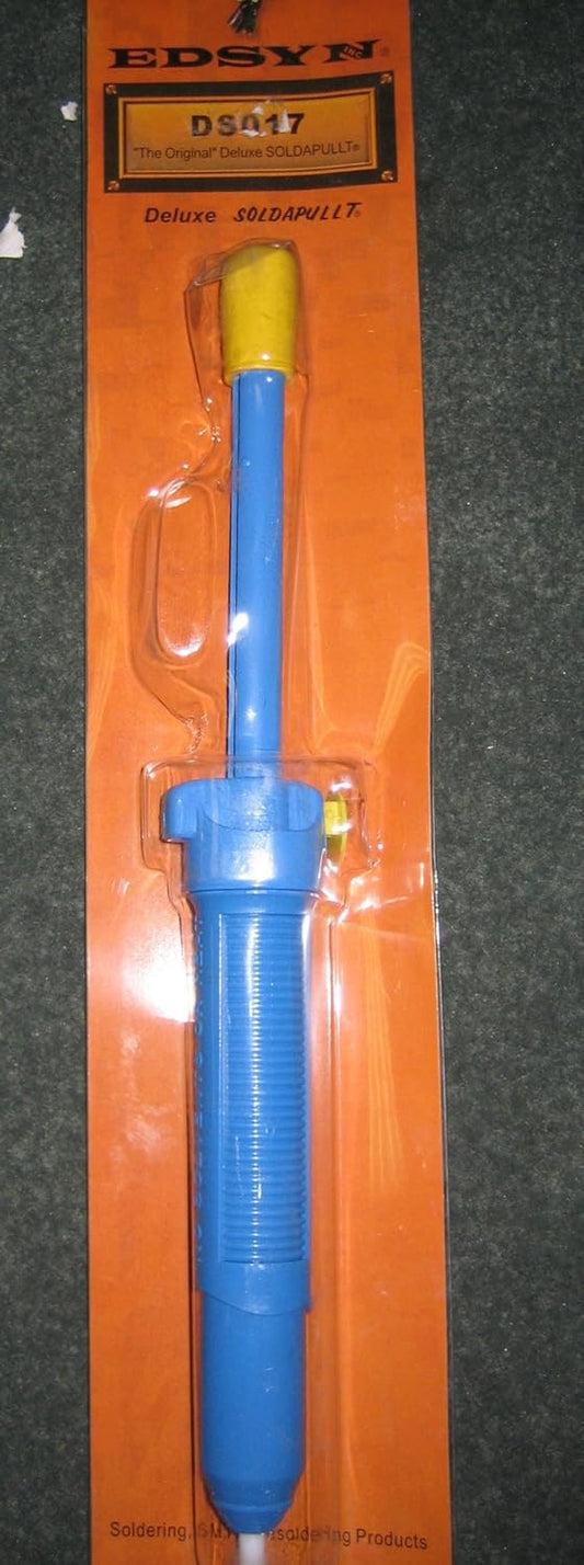 DS017 The Original EDSYN Deluxe Desoldering Solder Sucker SOLDAPULLT Made in USA