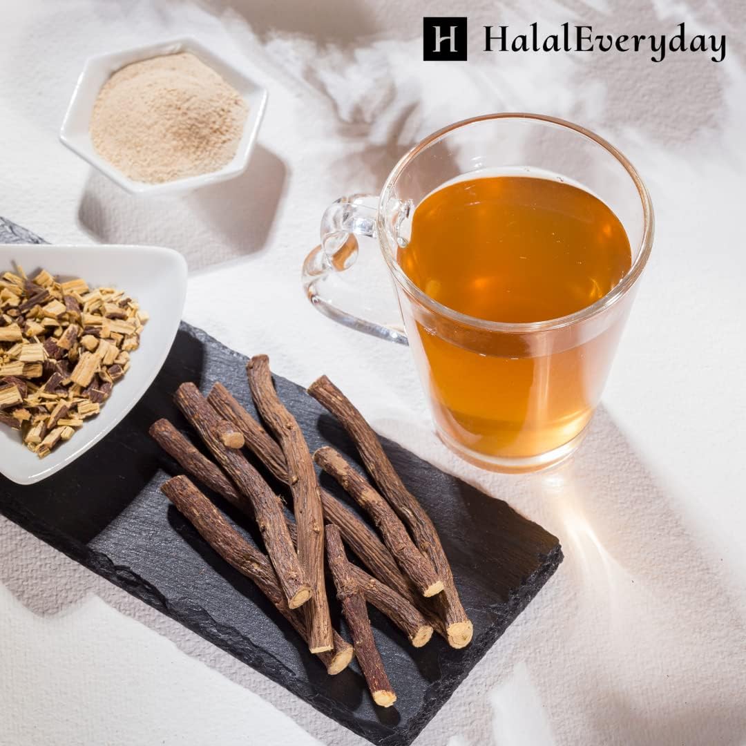 African Licorice Sticks - 1 Lb - 100% Pure Licorice Sticks by HalalEveryDay