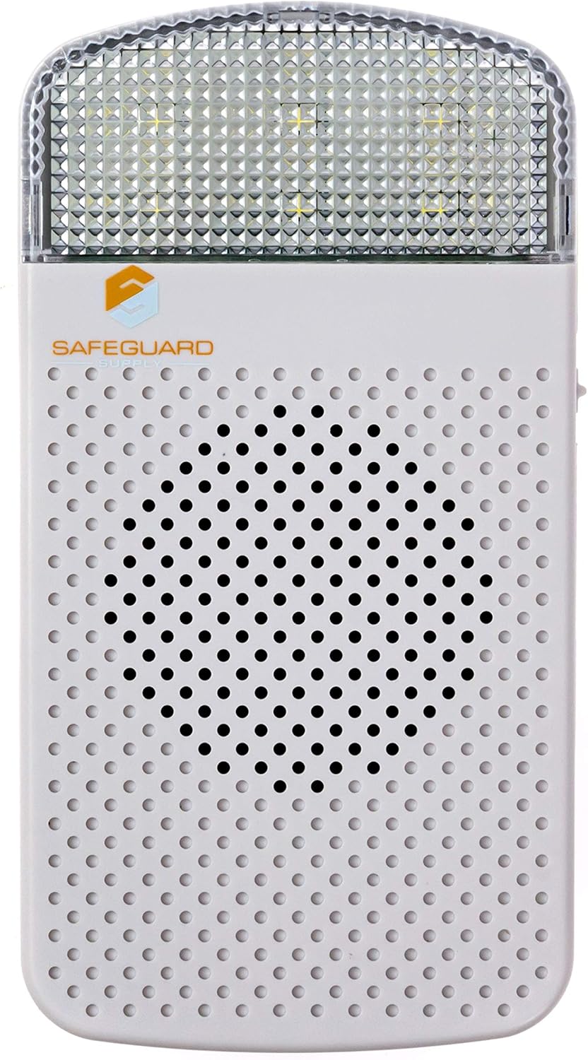 Safeguard Supply Wireless Doorbell Kit- 1000' Range Plug In Doorbell Ideal As Hearing Impaired Doorbell & Deaf Doorbell - Available 95dB Volume Setting & Attention Grabbing Flashing Doorbell Strobe