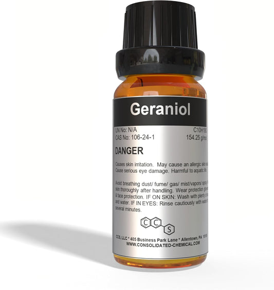 Geraniol High Purity Aroma Compound 30ml (1fl Oz)