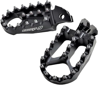 Warp 9 E-Moto Foot Pegs for Surron LBX, E-Ride Pro All Models, Must do upgrade, E-Bike, Comes in many Colors, E-Bike Pegs Footpegs, Red, Blue, Purple, Black, Magnesium.