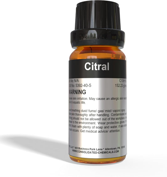 Citral High Purity Aroma Compound 30ml (1 Fl Oz)
