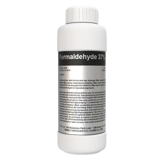 CCS CONSOLIDATED CHEMICAL & SOLVENTS Formaldehyde 37% High Purity 100ml (3.3 Fl Oz)