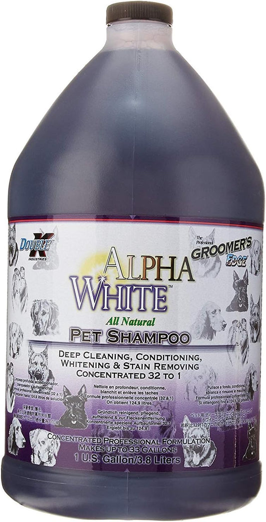 Groomers Edge Alpha White Shampoo, 1 Gallon