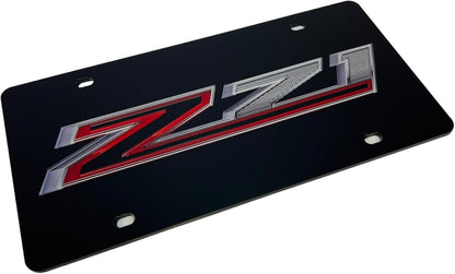 Eurosport Daytona- Compatible/Replacement for 2019- Current, Chevrolet Z71 Lazer-Tag, Acrylic License Plate