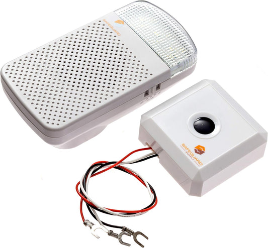 Safeguard Supply Doorbell Extender EX1000S- Doorbell Extender To Use With Existing Wired Doorbell - Convert Your Wired Doorbell into a Wireless Door Bell - 1000' 95dB Doorbell Extender Wireless Kit