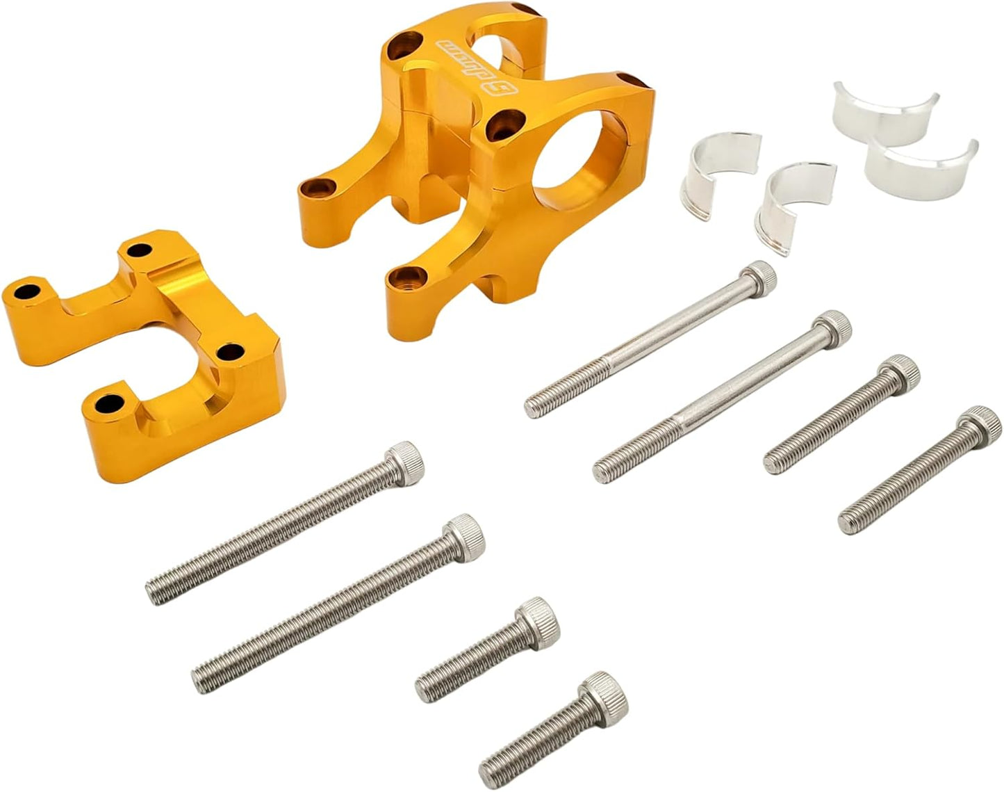 Warp 9 Bar Mount for E-Motos - Talaria, Surron, E-Ride Pro, 79Bike - Triple Clamp Handlebar Bar Mount, 20mm Spacer, Riser, Bolts - Multiple Color Options - Electric Bike Part