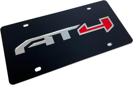 Eurosport Daytona- Compatible/Replacement for -, GMC AT4 Lazer-Tag, Acrylic License Plate