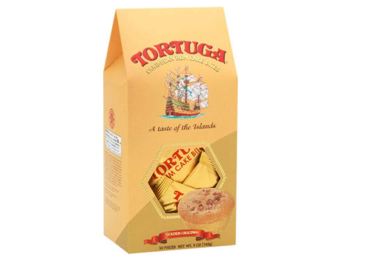 TORTUGA Gourmet Rum Cake Bites with Walnuts - The Perfect Premium Gourmet Gift for Stocking Stuffers, Gift Baskets, and Christmas Gifts - Great Cakes for Delivery