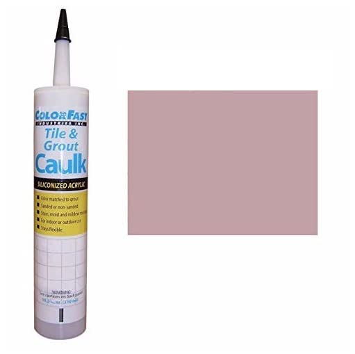 Color Fast Caulk Matched to Custom Building Products (Rose Beige Sanded)