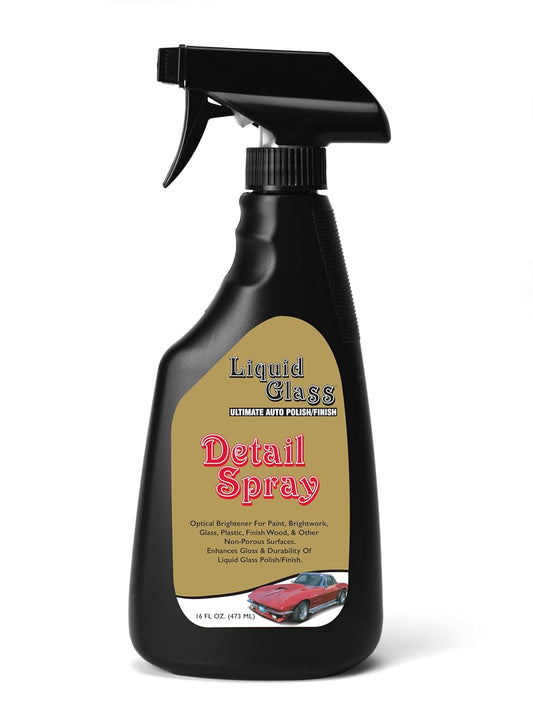 Detail Spray - Optical Brightener for Paint, Brightwork, Glass, Plastic, Finish Wood, & Other Non-Porous Surfaces