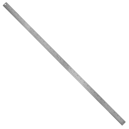 Stainless Steel 36 Inch Metal Ruler Non-Slip Rubber Back, with Inch and Metric Graduations