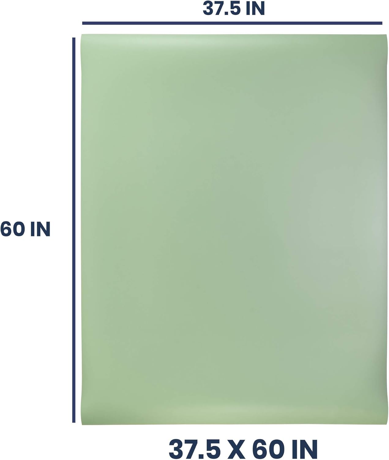 Pacific Arc Vinyl Board Cover. Self Healing and Stain Resistant Green/Ivory Sheet, 37.5 inches by 60 inches