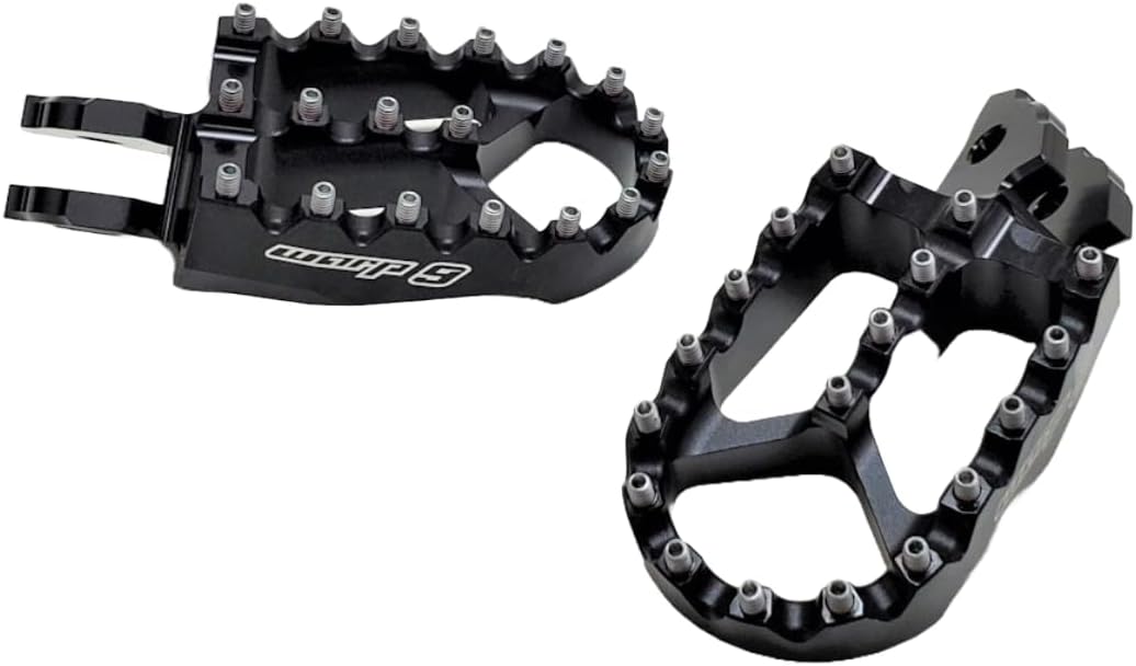 Warp 9 E-Moto Foot Pegs for Surron LBX, E-Ride Pro All Models, Must do upgrade, E-Bike, Comes in many Colors, E-Bike Pegs Footpegs, Red, Blue, Purple, Black, Magnesium.