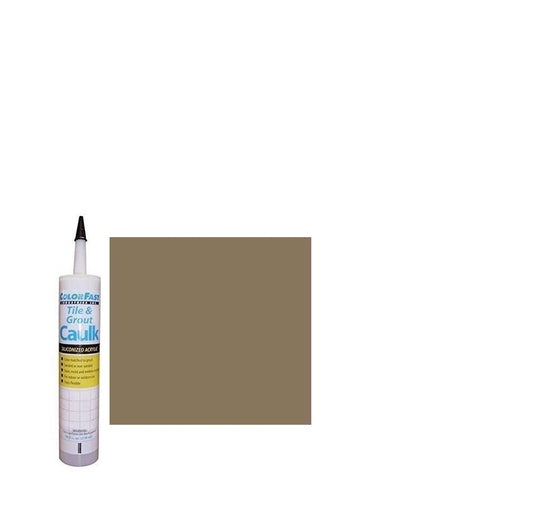 Color Fast Caulk Matched to Custom Building Products (Earth Unsanded)