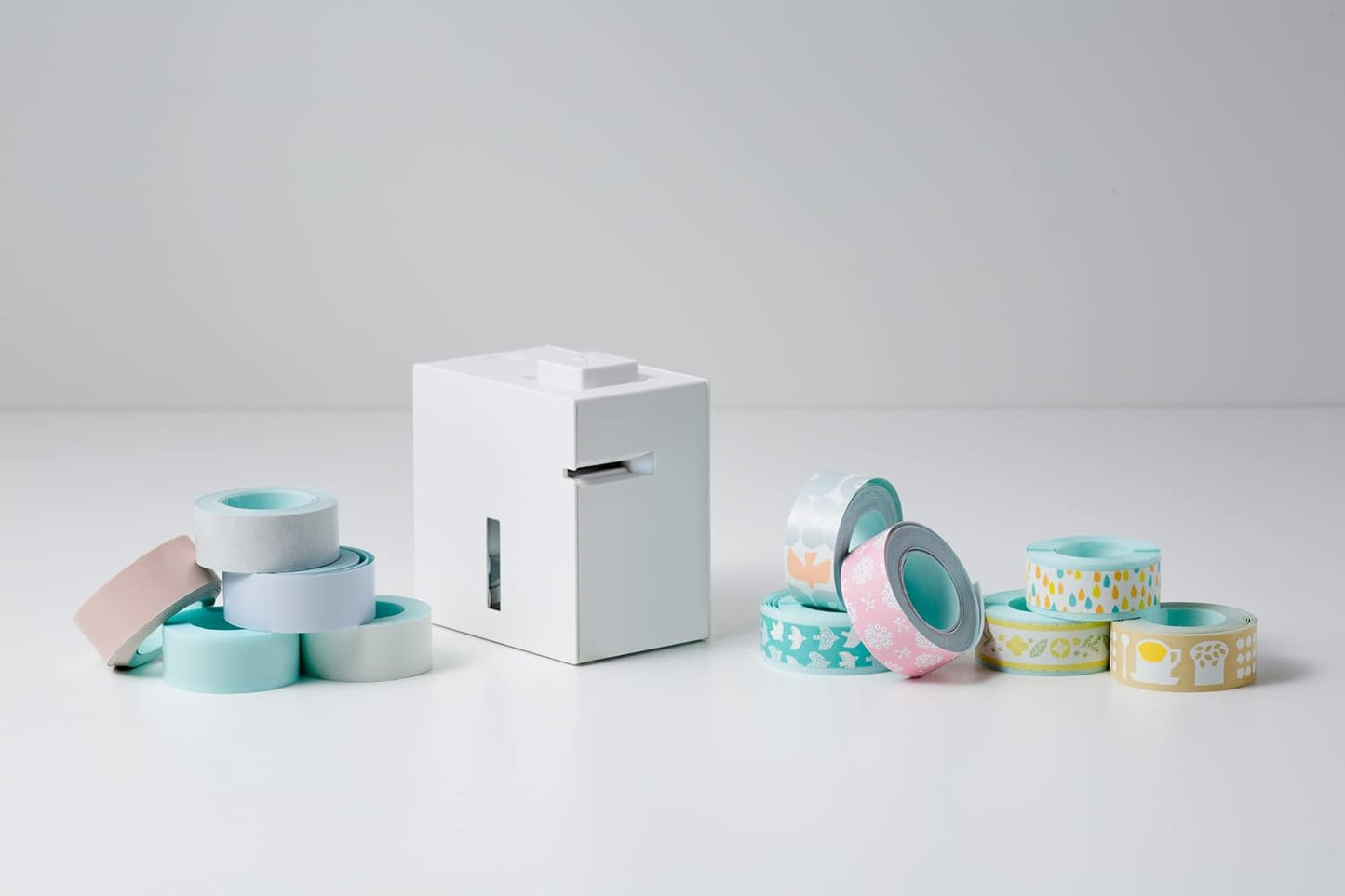 TEPRA Lite & Film Tape Starter Value Pack (TEPRA Body x 1, White Clear Smoky Blue 1)