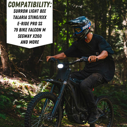Warp 9 Bar Mount for E-Motos - Talaria, Surron, E-Ride Pro, 79Bike - Triple Clamp Handlebar Bar Mount, 20mm Spacer, Riser, Bolts - Multiple Color Options - Electric Bike Part
