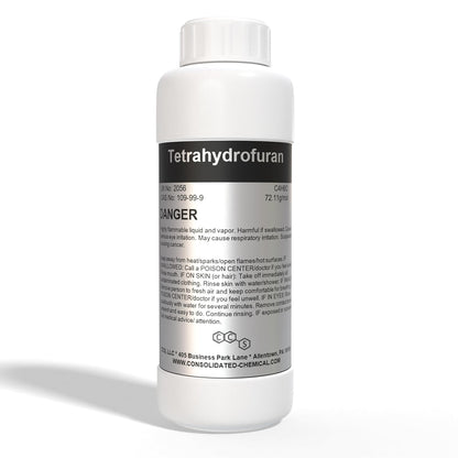 Tetrahydrofuran (THF) High Purity Solvent - 100mL (3.3 Fl Oz)