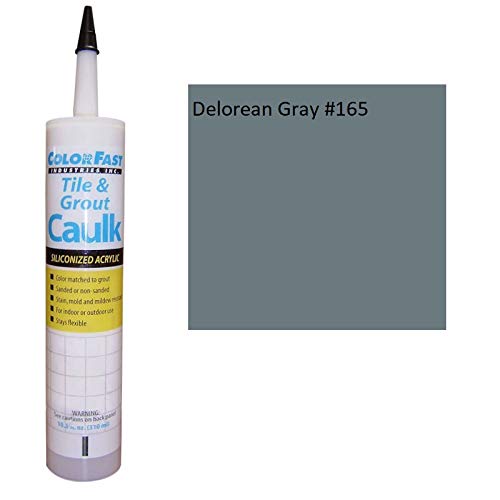 Color Fast Caulk Matched to Custom Building Products (Dove Gray Sanded)