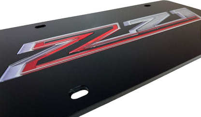 Eurosport Daytona- Compatible/Replacement for 2019- Current, Chevrolet Z71 Lazer-Tag, Acrylic License Plate