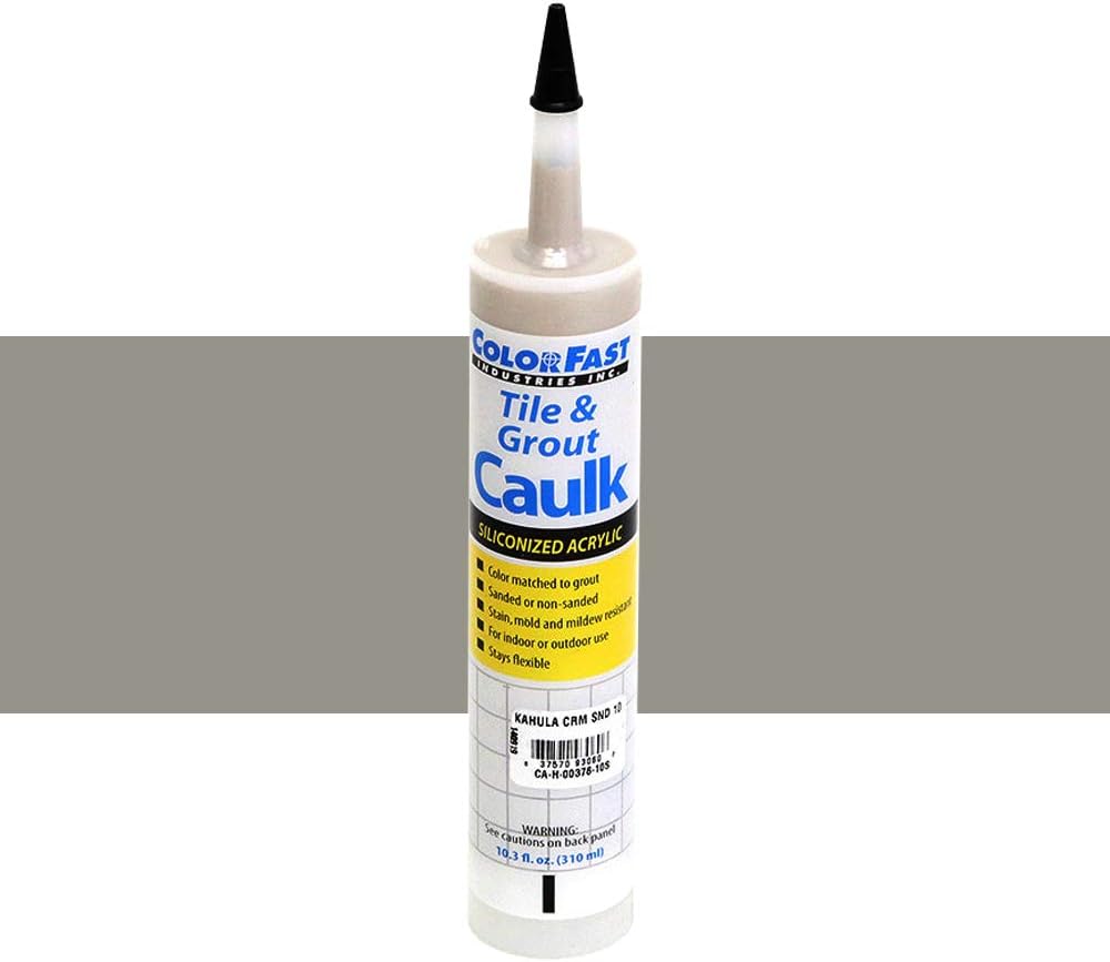 TEC Color Matched Caulk by Colorfast (Sanded) (933 Standard Gray)