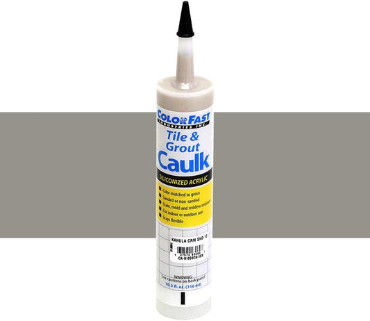 TEC Color Matched Caulk by Colorfast (Sanded) (933 Standard Gray)