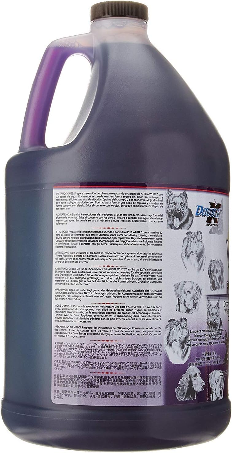 Groomers Edge Alpha White Shampoo, 1 Gallon