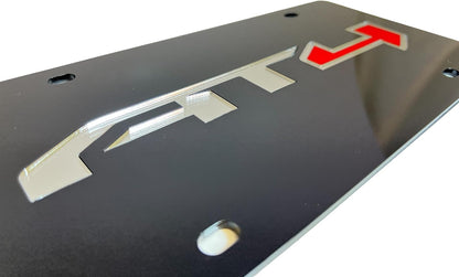 Eurosport Daytona- Compatible/Replacement for -, GMC AT4 Lazer-Tag, Acrylic License Plate