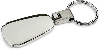 Au-tomotive Gold, INC Dodge RAM Chrome Metal Tear Drop Key Chain