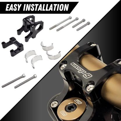 Warp 9 Bar Mount for E-Motos - Talaria, Surron, E-Ride Pro, 79Bike - Triple Clamp Handlebar Bar Mount, 20mm Spacer, Riser, Bolts - Multiple Color Options - Electric Bike Part