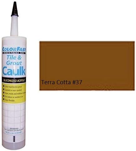 Color Fast Unsanded Tile & Grout Caulk - Terra Cotta