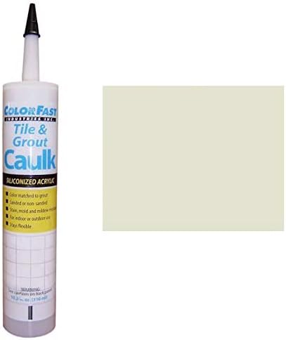 Color Fast Caulk Matched to Custom Building Products (Alabaster Sanded)