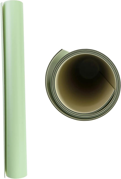 Pacific Arc Vinyl Board Cover. Self Healing and Stain Resistant Green/Ivory Sheet, 37.5 inches by 60 inches