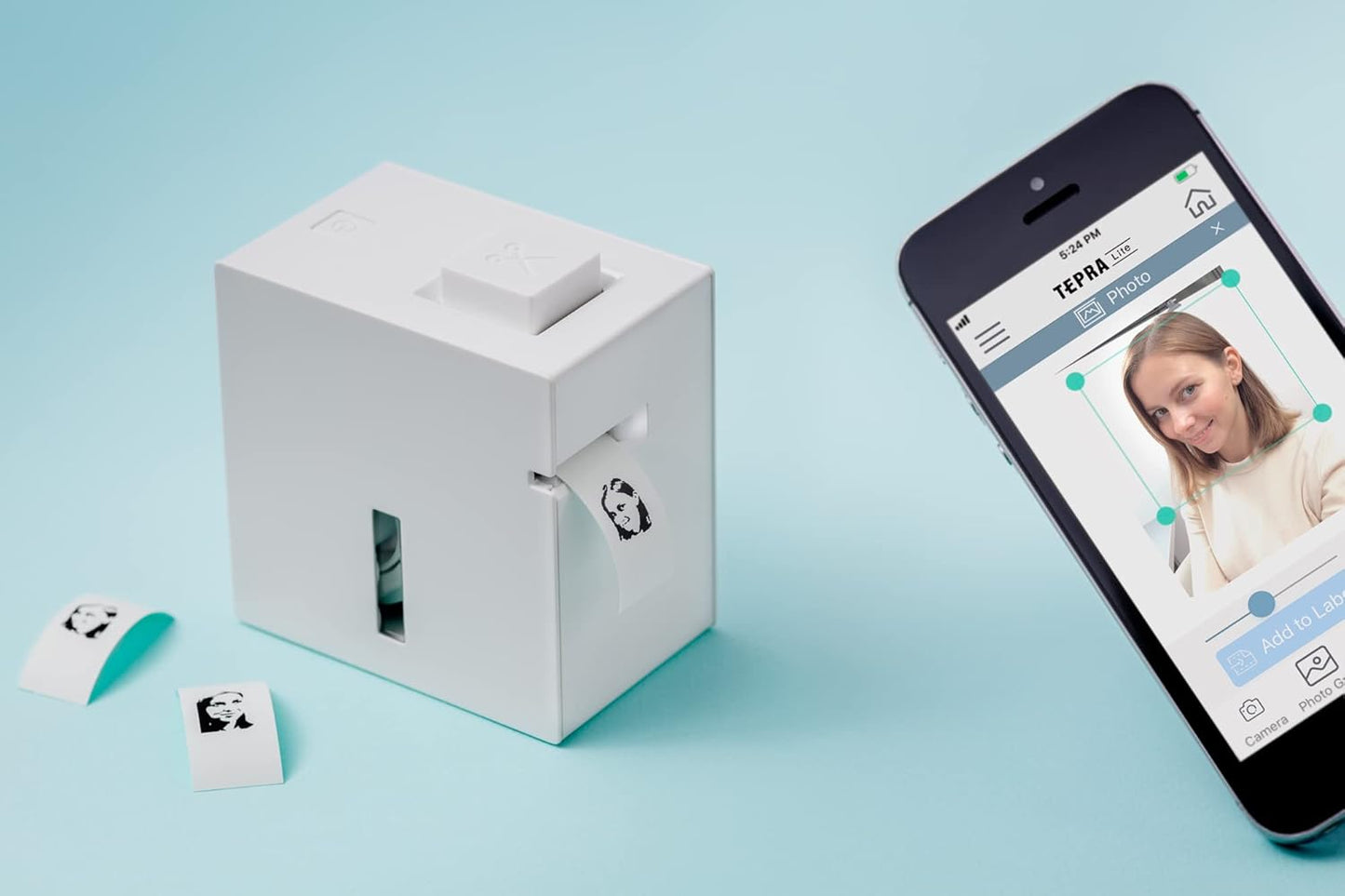 KINGJIM TEPRA Lite - Portable Thermal Label Printer from Japan, Easily Operated with a Smartphone