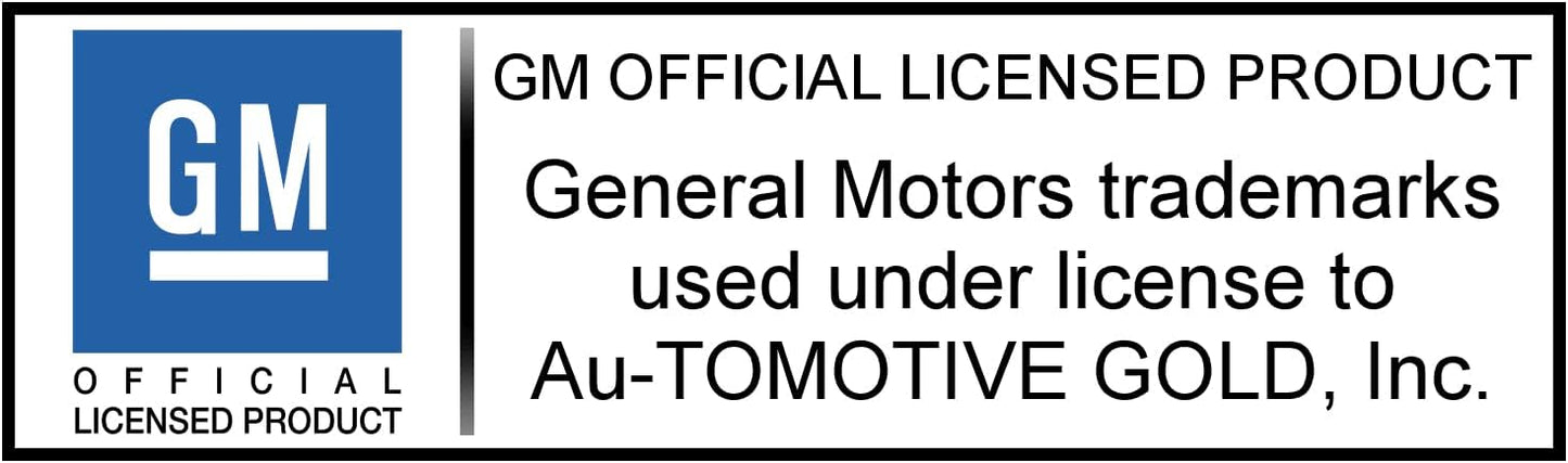 Au-TOMOTIVE GOLD INC. Officially Licensed Laser Etched Stainless Steel Cut-Out License Frame for Cadillac (Black)