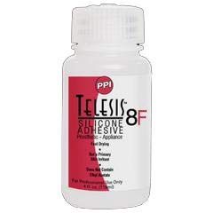 PPI Premiere Products Telesis 8F (Fast) Adhesive (2 oz) - Silicone, Latex, Medical Grade, Pressure Sensitive, Fast Drying, Clear
